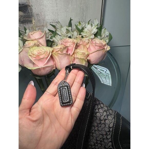 Coach Signature Mini C Crossbody & Wristlet Set - Black/Grey - Picture 6 of 9